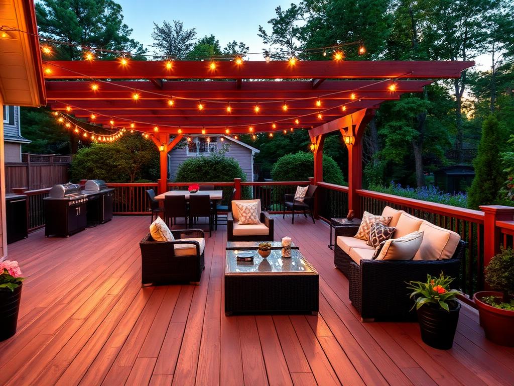 Deck & Pergola — outdoor living space design inspiration